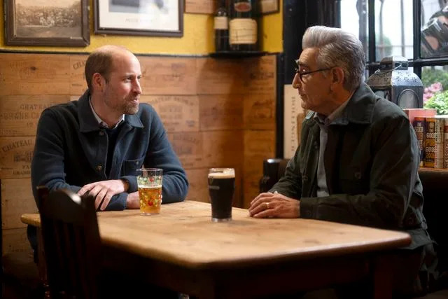 Courtesy of Apple Prince William and Eugene Levy in 