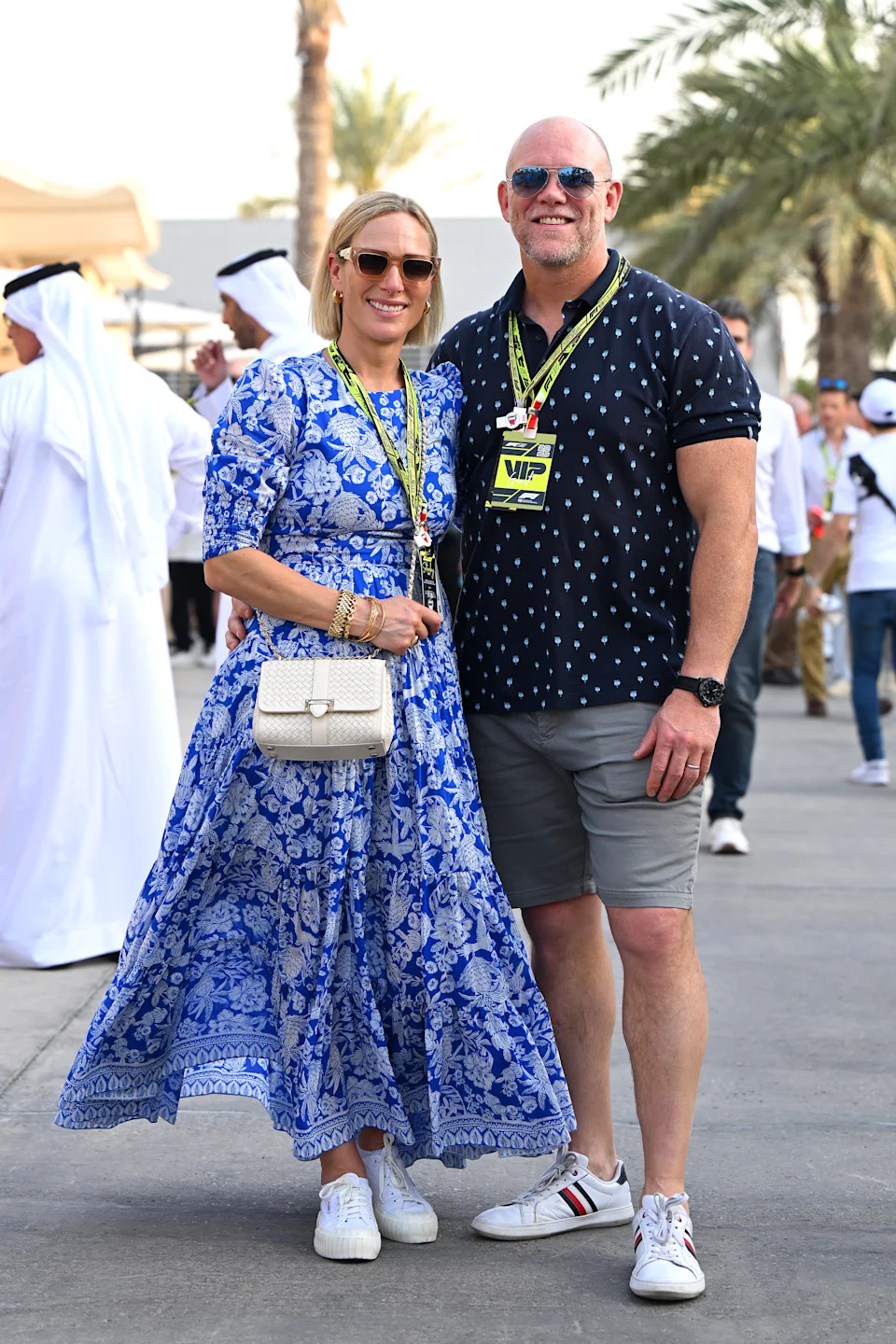 Zara and Mike Tindall at the F1 Grand Prix of Bahrain