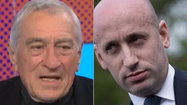 Robert De Niro said U.S. Homeland Security Advisor Stephen Miller should be "ashamed of himself." 