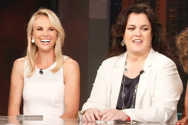 Lou Rocco/Disney General Entertainment Content via Getty Elisabeth Hasselbeck and Rosie O'Donnell on 'The View' in 2014
