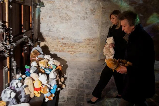Thomas Peter - Pool/Getty First lady Olena Zelenska and Princess Anne in Kyiv, Ukraine on Sept. 30, 2025.