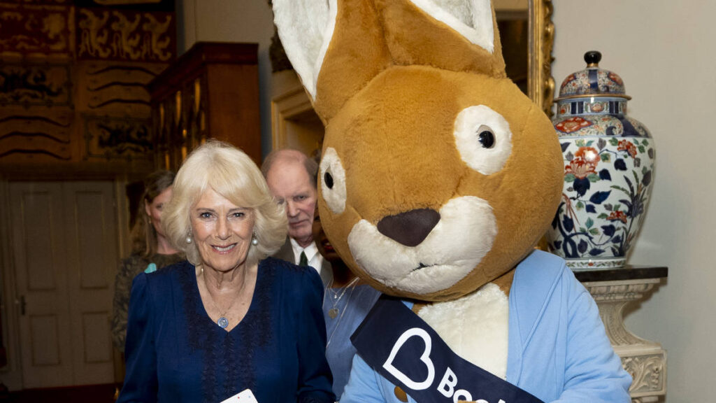 Queen Camilla gives Peter Rabbit receives royal reception at charity event Queen Camilla gives Peter Rabbit receives royal reception at charity event