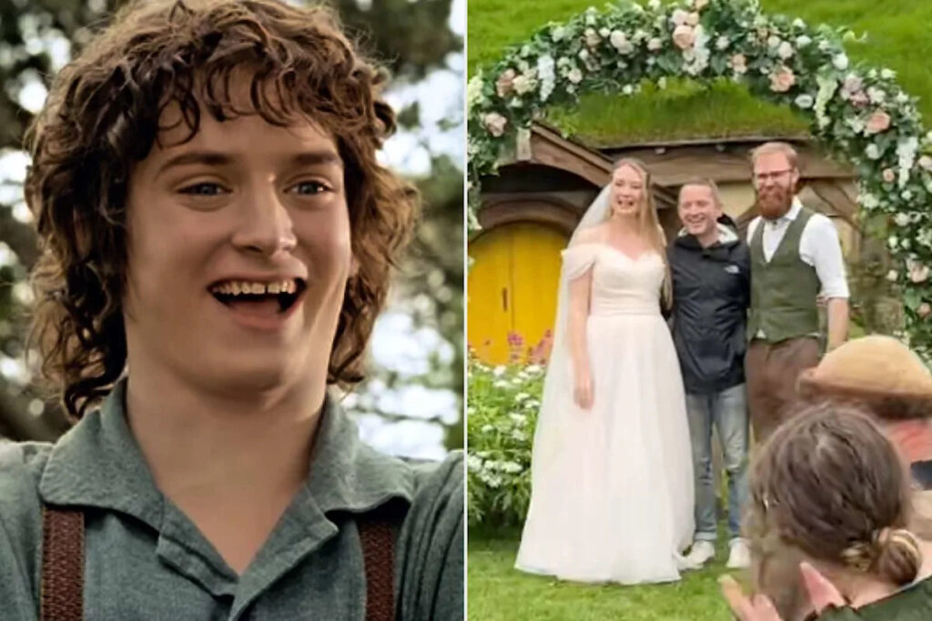 Elijah Wood crashes “Lord of the Rings”-themed wedding held at the Shire: ‘Oh my God’ Elijah Wood crashes “Lord of the Rings”-themed wedding held at the Shire: 'Oh my God'