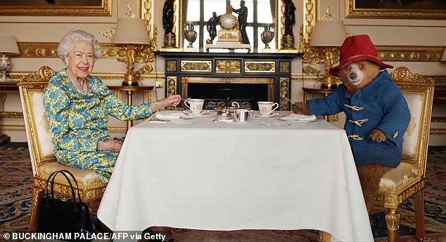 Filmed at Windsor Castle, the Queen spent around half a day capturing the secretly-pre-recorded humorous two-and-a-half-minute sequence and the comic sketch was a surprise even to some of her children, grandchildren and great-grandchildren