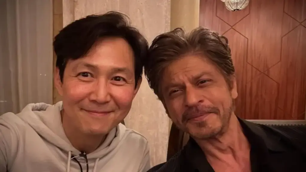 Squid Game star Lee Jung Jae hangs out with Shah Rukh Khan in unbelievable crossover: ‘Honored to be with…’ Lee Jung Jae, Shah Rukh Khan: courtesy of Lee Jung Jae's Instagram