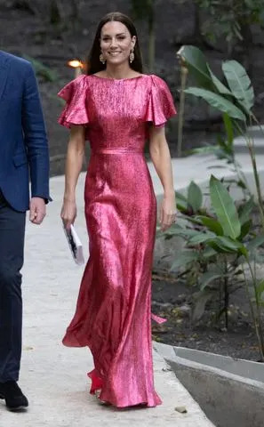 Getty Kate Middleton wearing The Vampire's Wife in Belize on March 21, 2022