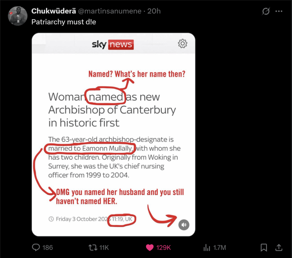 Sky News discovers women have names too after being shamed on social media