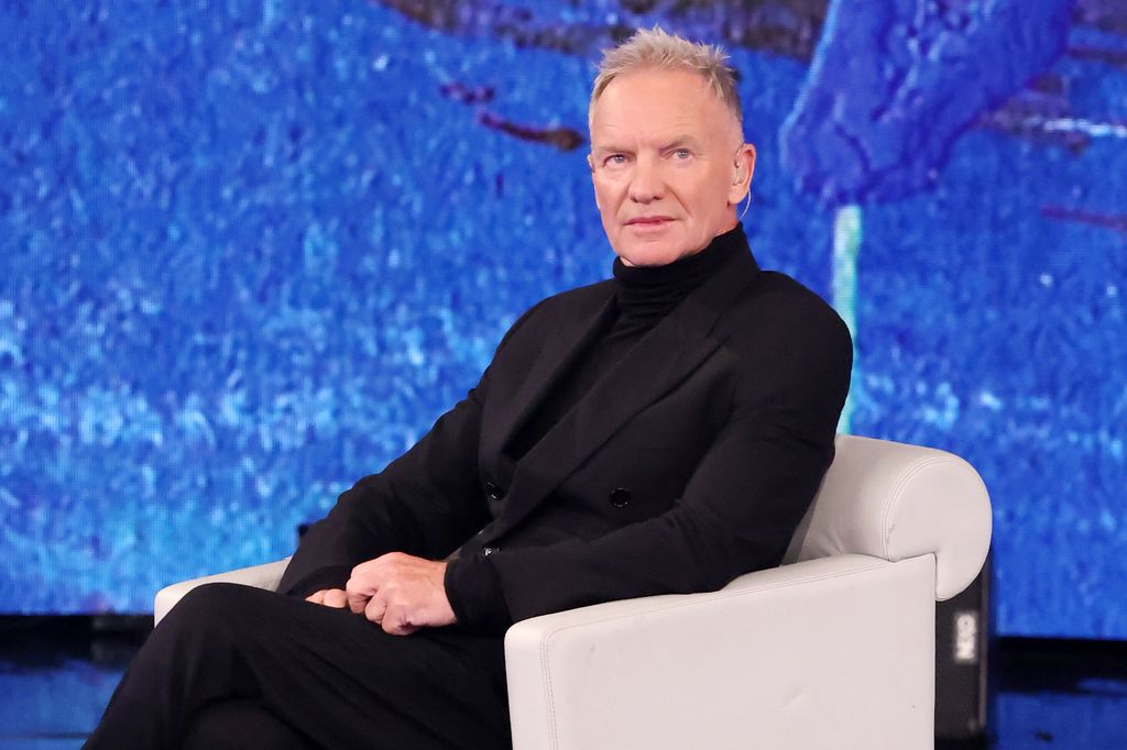MILAN, ITALY - DECEMBER 08: Sting attends the "Che Tempo Che Fa" TV show at Nove Studios on December 08, 2024 in Milan, Italy. (Photo by Stefania D'Alessandro/Getty Images)