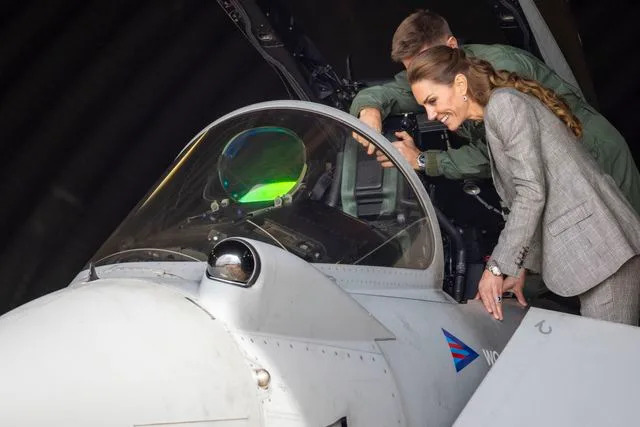 Getty Kate Middleton at RAF Coningsby on October 2, 2025