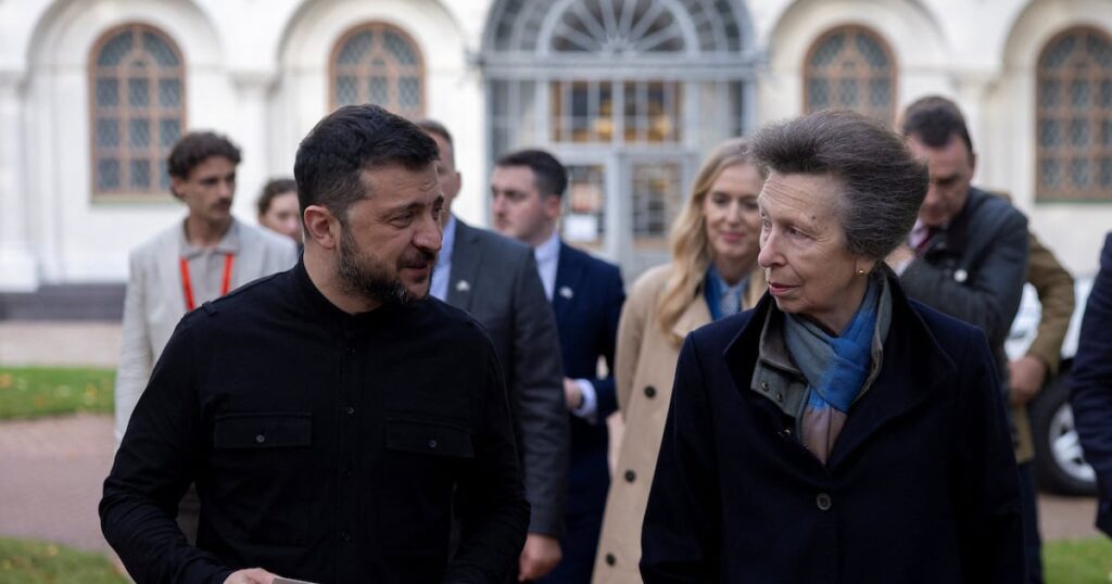 Princess Anne Scopes Out Prince Harry’s Territory With Pointed Visit to Rehab Center in Kiev