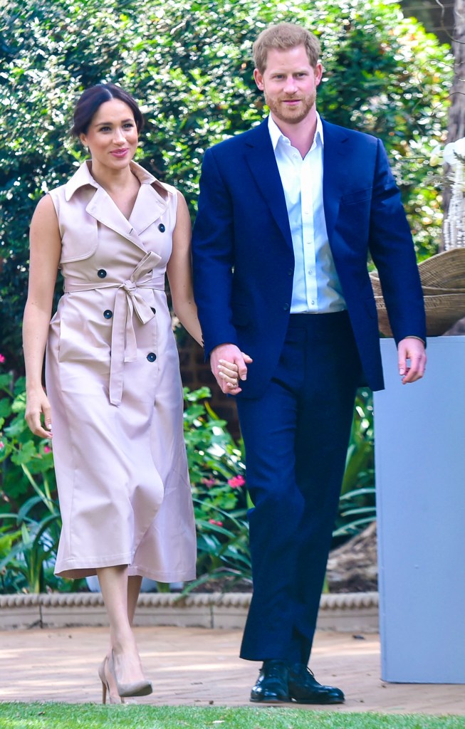 Meghan Markle and Prince Harry walking together