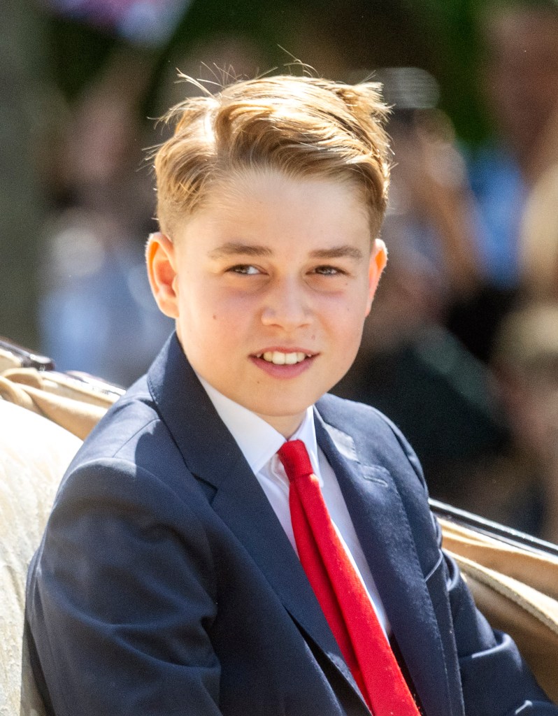 Prince George at Trooping the Colour 