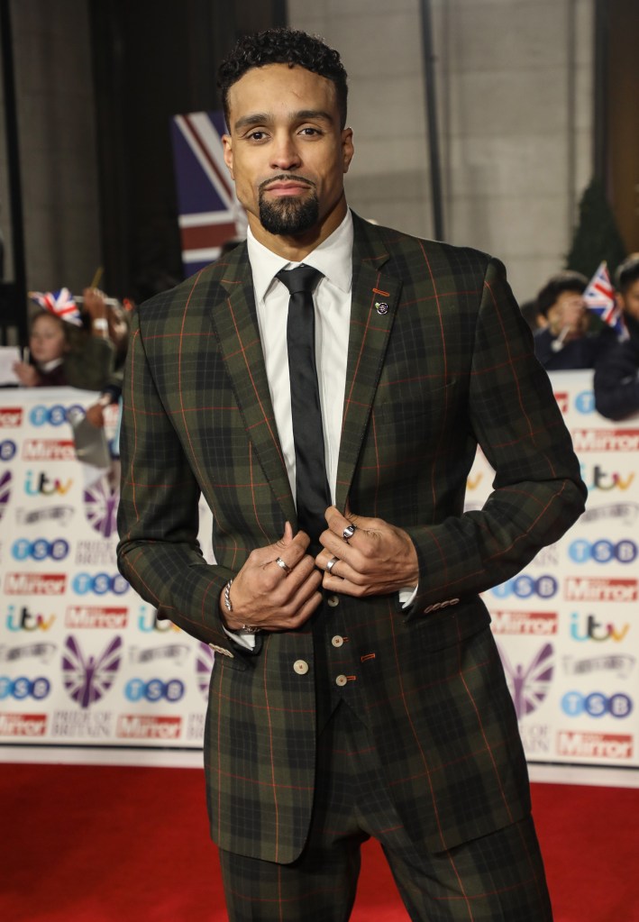 Ashley Banjo on the red carpet 