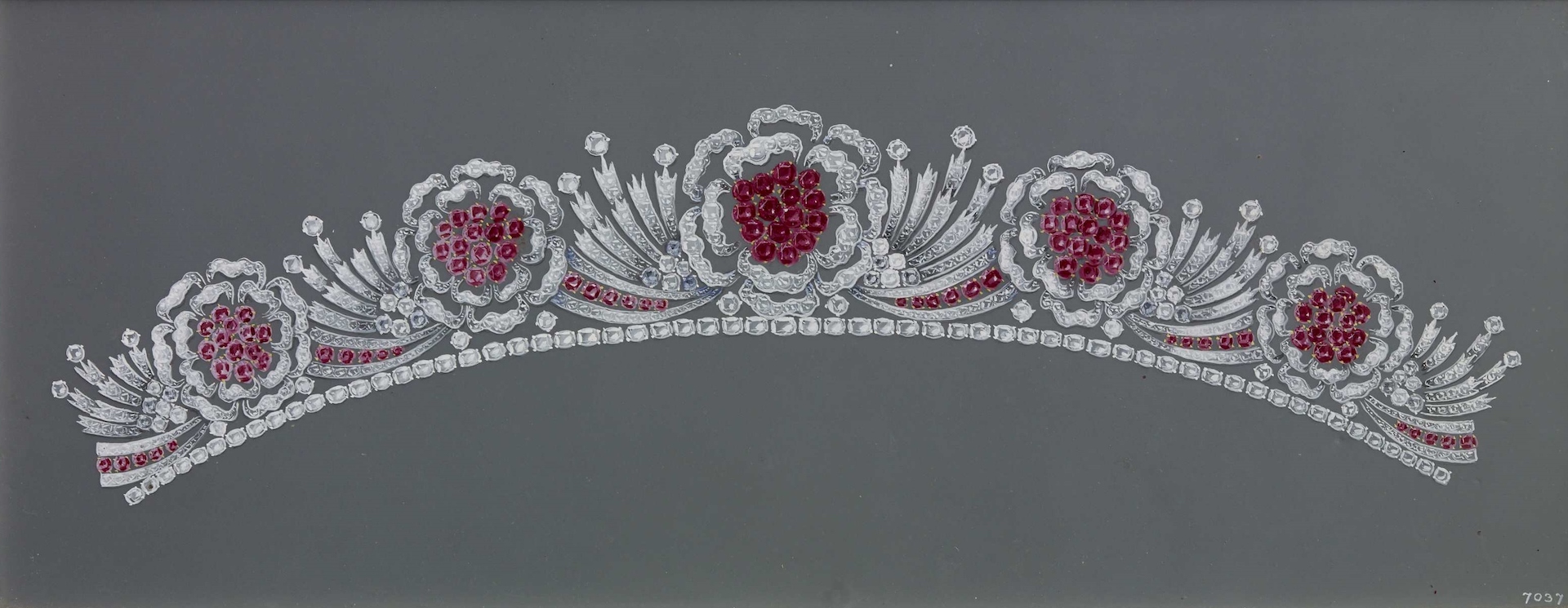 Queen Elizabeth II  historic collection of royal tiaras Garrard Queen Elizabeth's Burmese Ruby Tiara