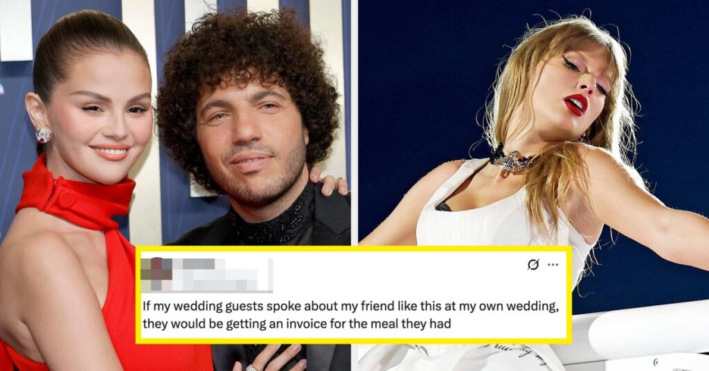 Selena Gomez's Wedding Guests Fawn Over Taylor Swift