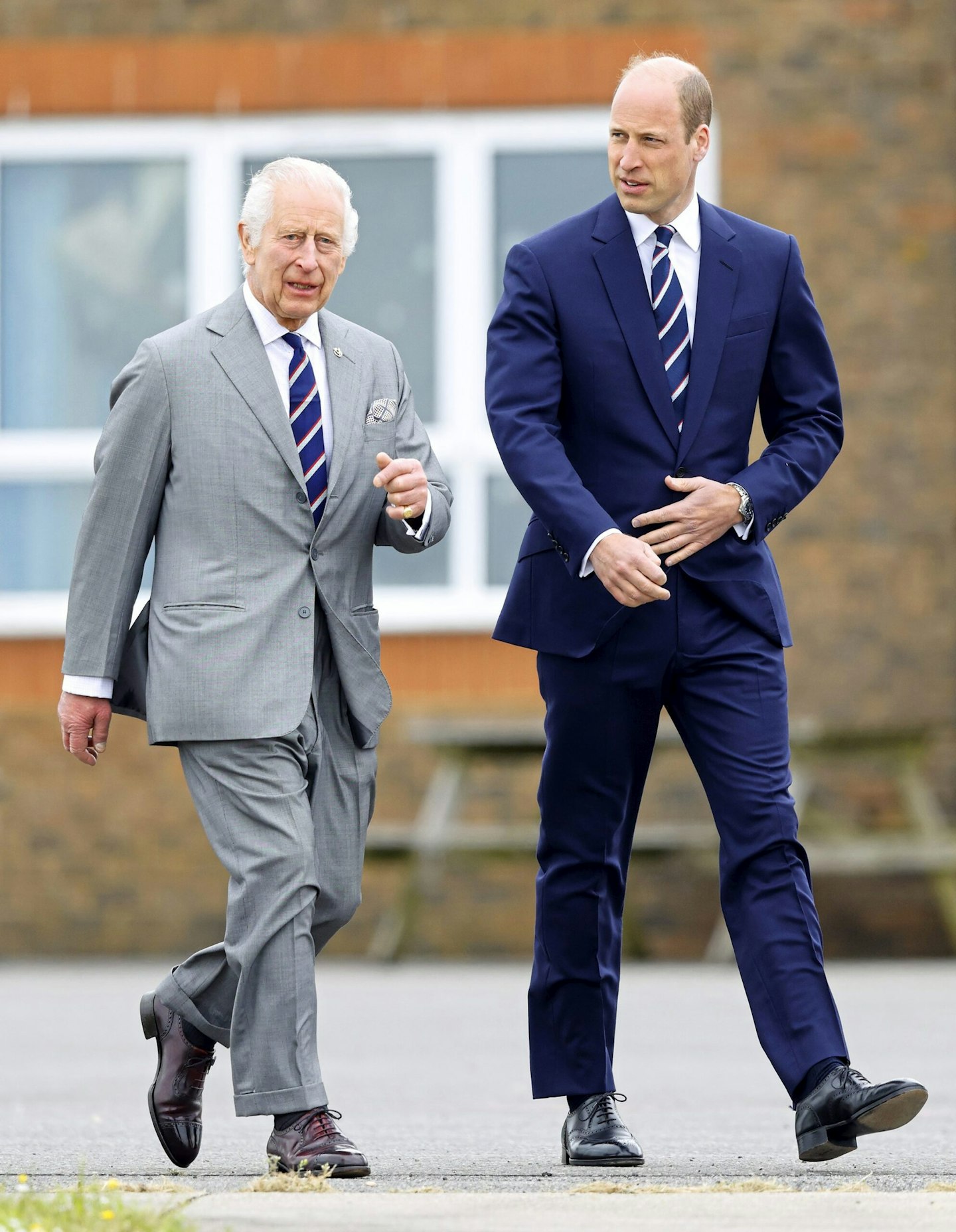 King Charles III and Prince William