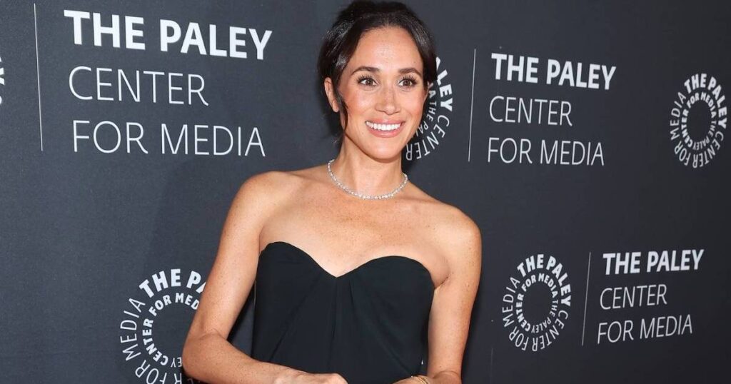 Meghan Markle’s Strapless Dress on Date Night with Prince Harry Is a Showstopper Meghan Markle's Strapless Dress on Date Night with Prince Harry Is a Showstopper