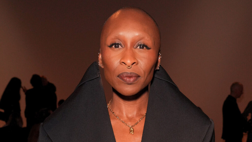 Cynthia Erivo at the Givenchy fashion show as part of Spring/Summer 2026 Paris Fashion Week on October 03, 2025 in Paris, France.