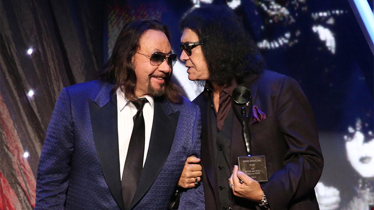 Ace Frehley and Gene Simmons