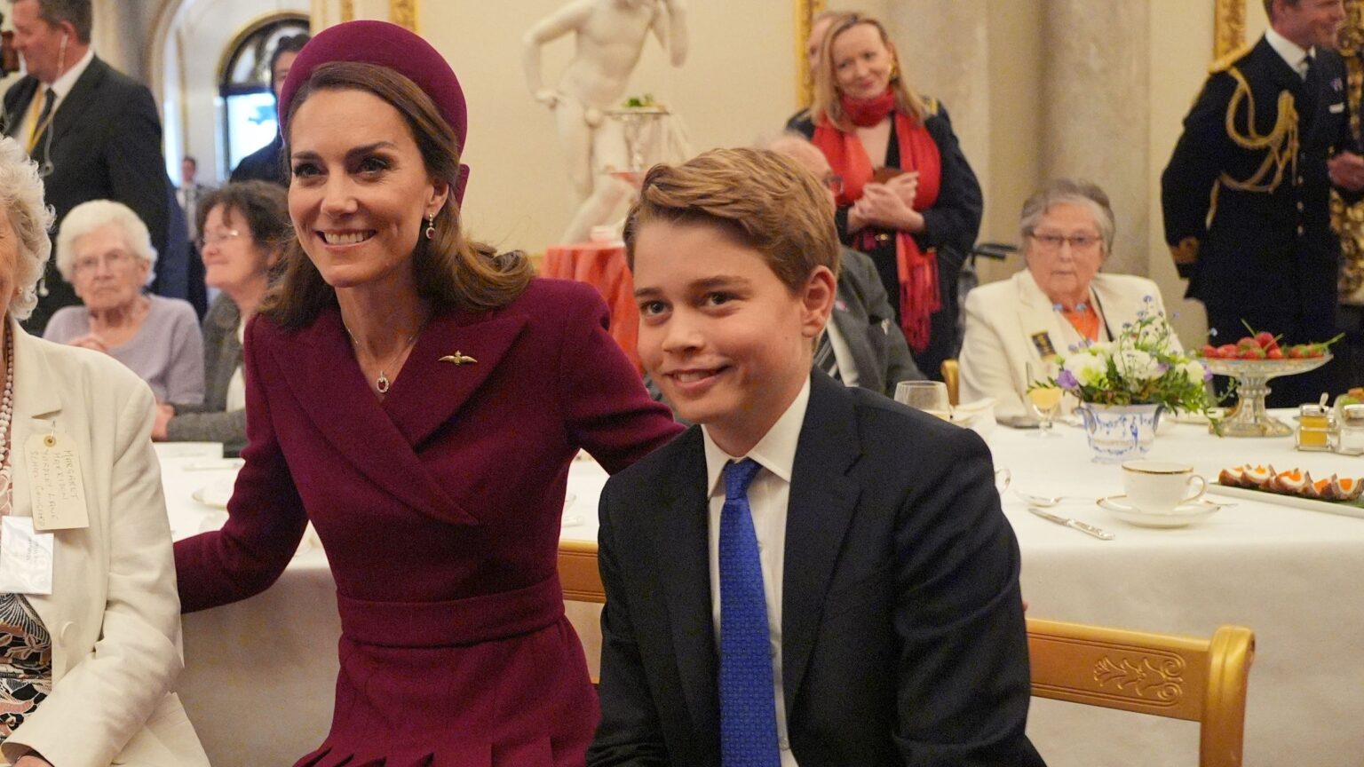 Prince George is following in Kate Middleton's footsteps