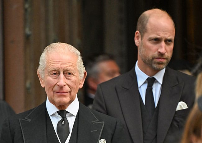 King Charles and Prince William Duchess of Kent funeral