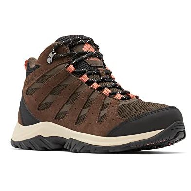 Columbia Women's Redmond 3 Mid Wp Waterproof Mid Rise Hiking Boots, Brown (cordovan X Dark Coral), 7.5 Uk