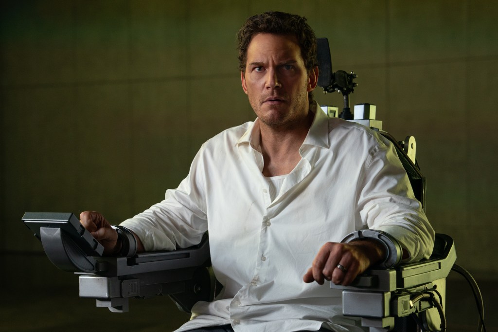 Chris Pratt, Rebecca Ferguson In AI Courtroom Thriller Chris Pratt Movie Shows Scary AI Future -- New York Comic Con