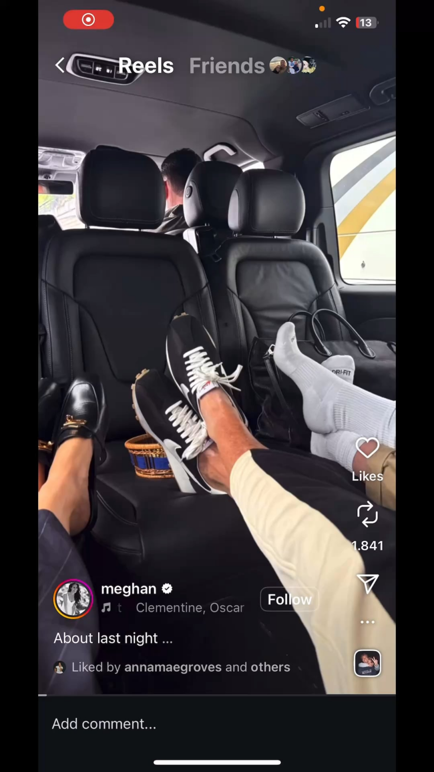 Meghan shares Instagram montage of her getting ready for the Balenciaga fashion show in Paris