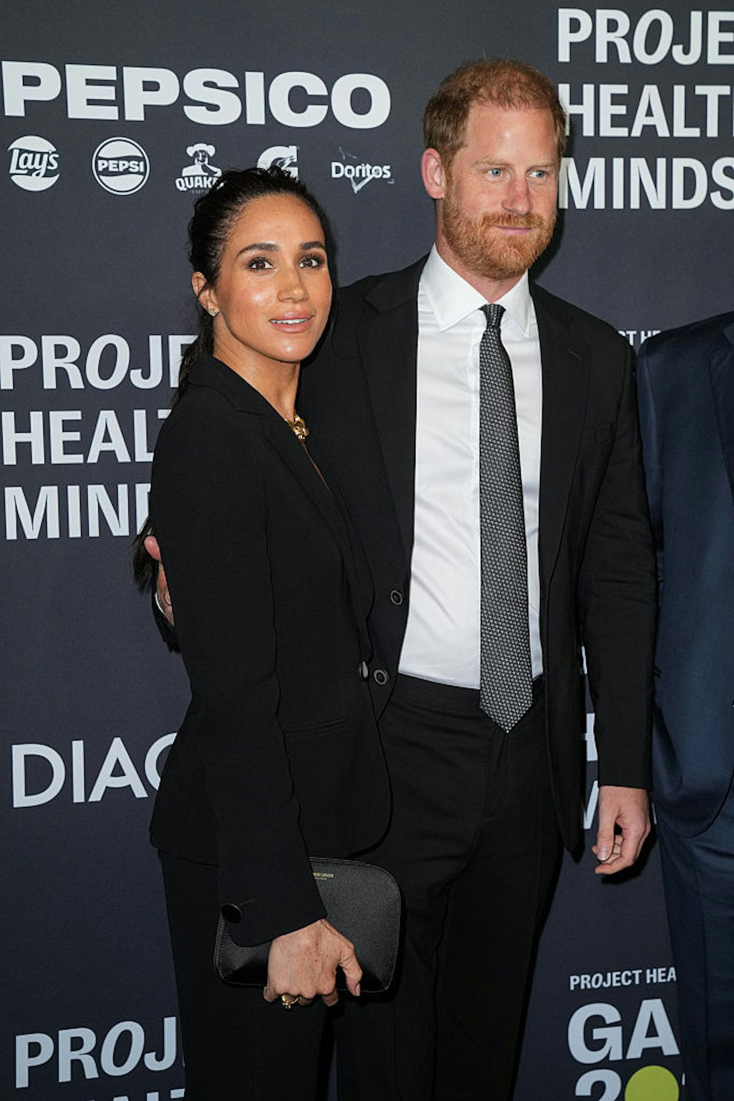 uchess of Sussex and Prince Harry, Duke of Sussex, attend the Project Healthy Minds 3rd Annual Gala at Spring Studios