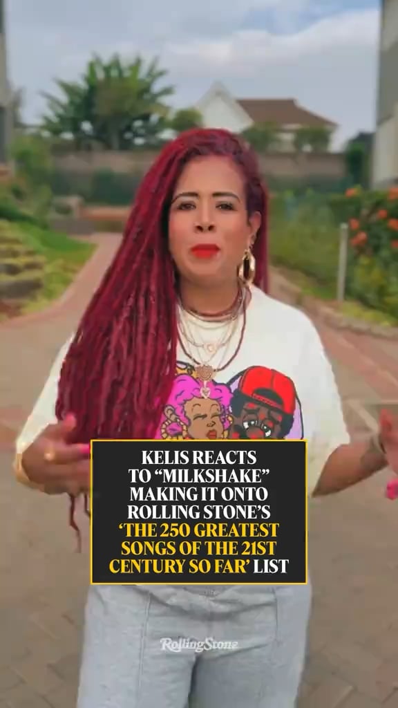 Kelis talks about the making of "Milkshake" which landed on Rolling Stone's "The 250 Greatest Songs of the 21st Century So Far" list