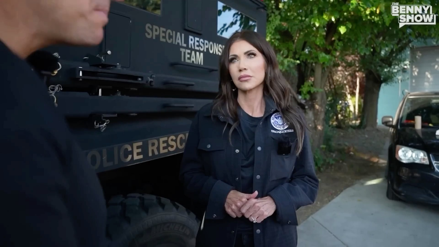 Kristi Noem is threatening the NFL & Bad Bunny - says there will be a heavy presence and frequent operations by ICE during the Super Bowl.