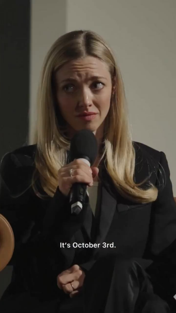 Amanda Seyfried: "It's October 3rd so Happy Mean Girls day to all of you."