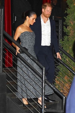 Meghan Markle and Prince Harry dine with Ed Sheeran Meghan Markle and Prince Harry dine with Ed Sheeran