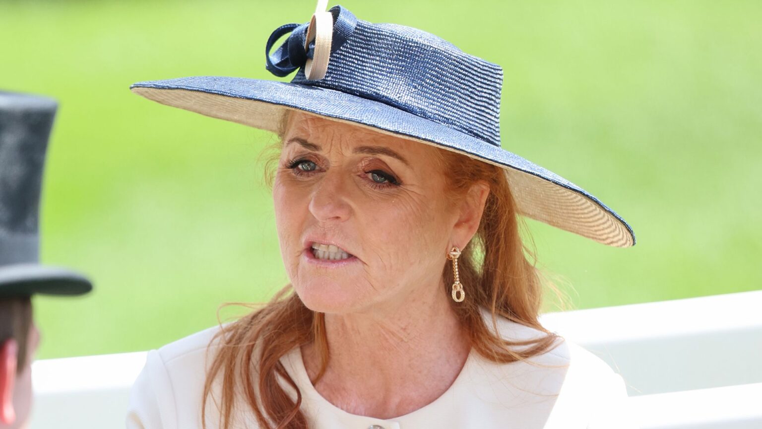 Sarah Ferguson Is “On the Brink of a Breakdown” as Her Daughters Have Been Pulled Into the Family Scandal ASCOT, ENGLAND - JUNE 19: Sarah Ferguson Duchess of York speaks as she attends day two of Royal Ascot 2024 at Ascot Racecourse on June 19, 2024 in Ascot, England. (Photo by Chris Jackson/Getty Images)