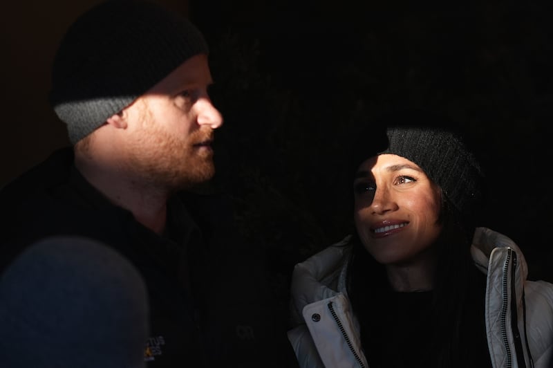 The Duke and Duchess of Sussex attending the 2025 Invictus Games in Whistler, Canada