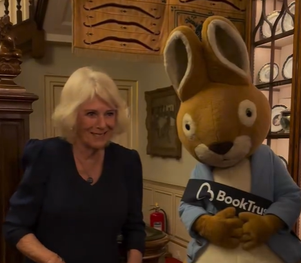 Peter Rabbit invaded Clarence House to help Queen Camilla