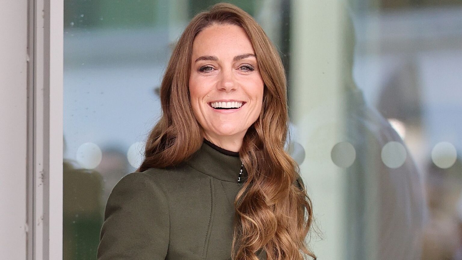 Catherine, Princess of Wales smiles as she visits the Northern Ireland Fire &amp; Rescue Service&rsquo;s (NIFRS) new Learning and Development College on October 14, 2025