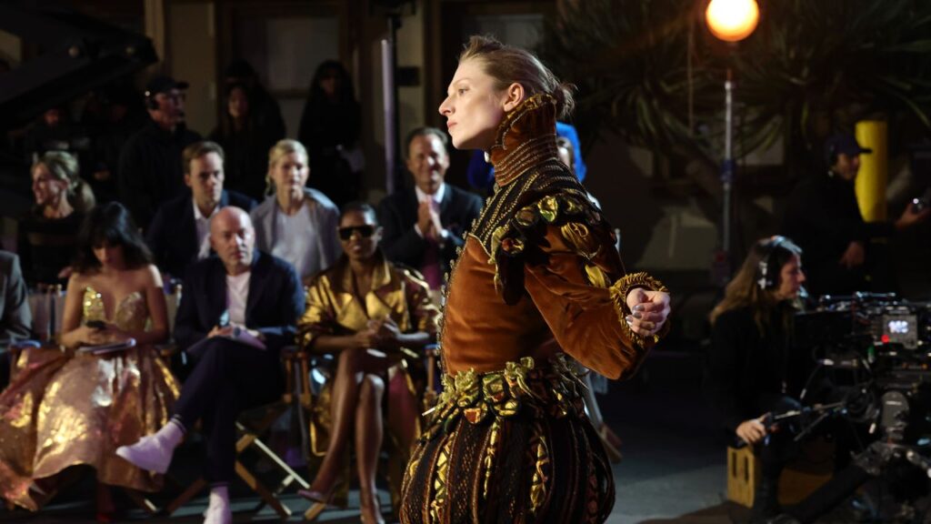 Hunter Schafer Walks the Vogue World 2025 Runway in Tilda Swinton’s Costume From ‘Orlando’