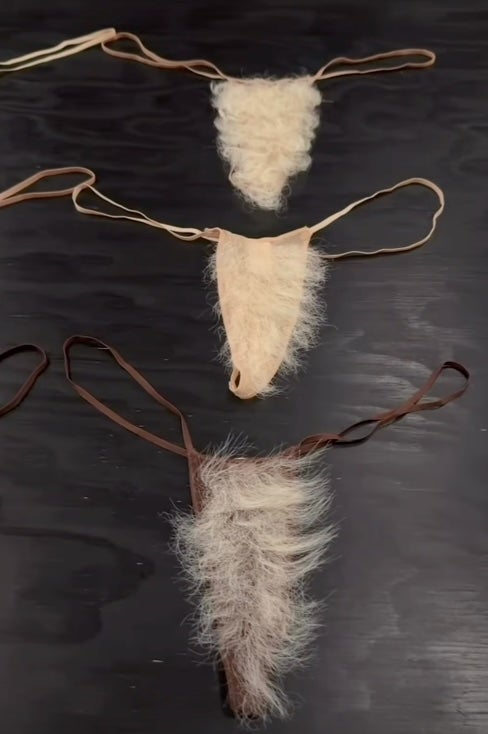 Skims has launched faux hair micro thongs for $32