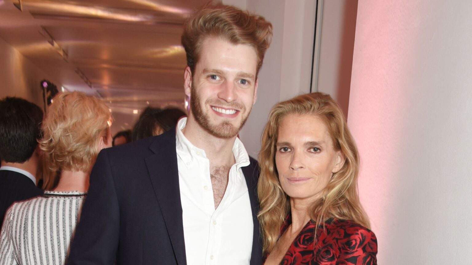 Princess Diana’s Nephew Is Starring in His First Film—And Has Ditched Spencer In Favor of a Stage Name Louis Spencer wearing a suit and posing with his mother Victoria Aitken at a 2017 Tatler party