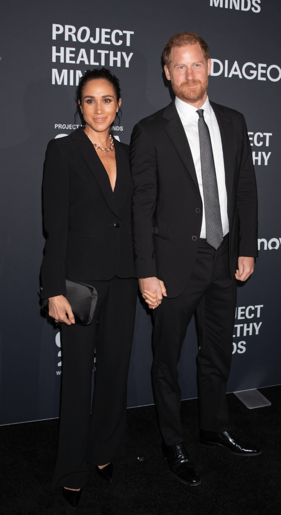 Prince Harry and Meghan Markle at Project Healthy Minds Gala