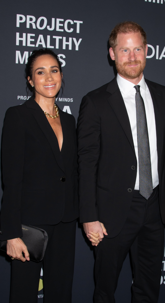 Prince Harry and Meghan Markle at Project Healthy Minds Gala in New York