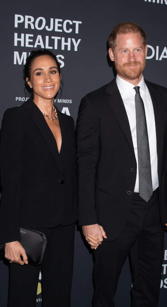 Prince Harry and Meghan Markle at Project Healthy Minds Gala