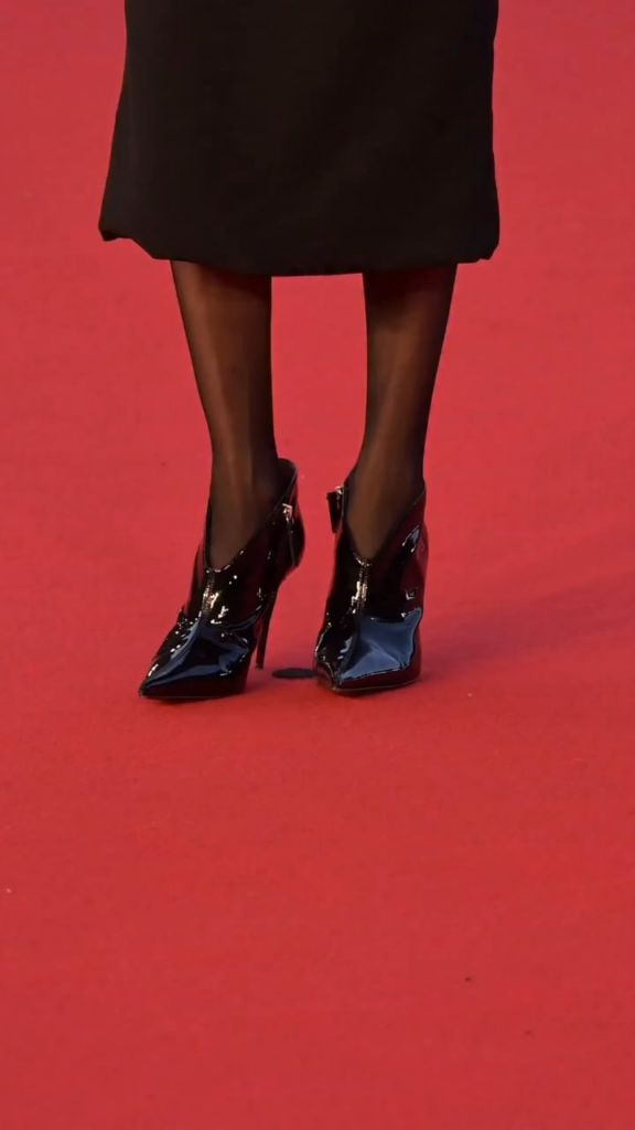 Angelina Jolie at the premiere of her film Couture at the Rome Film Festival on October 18, 2025.