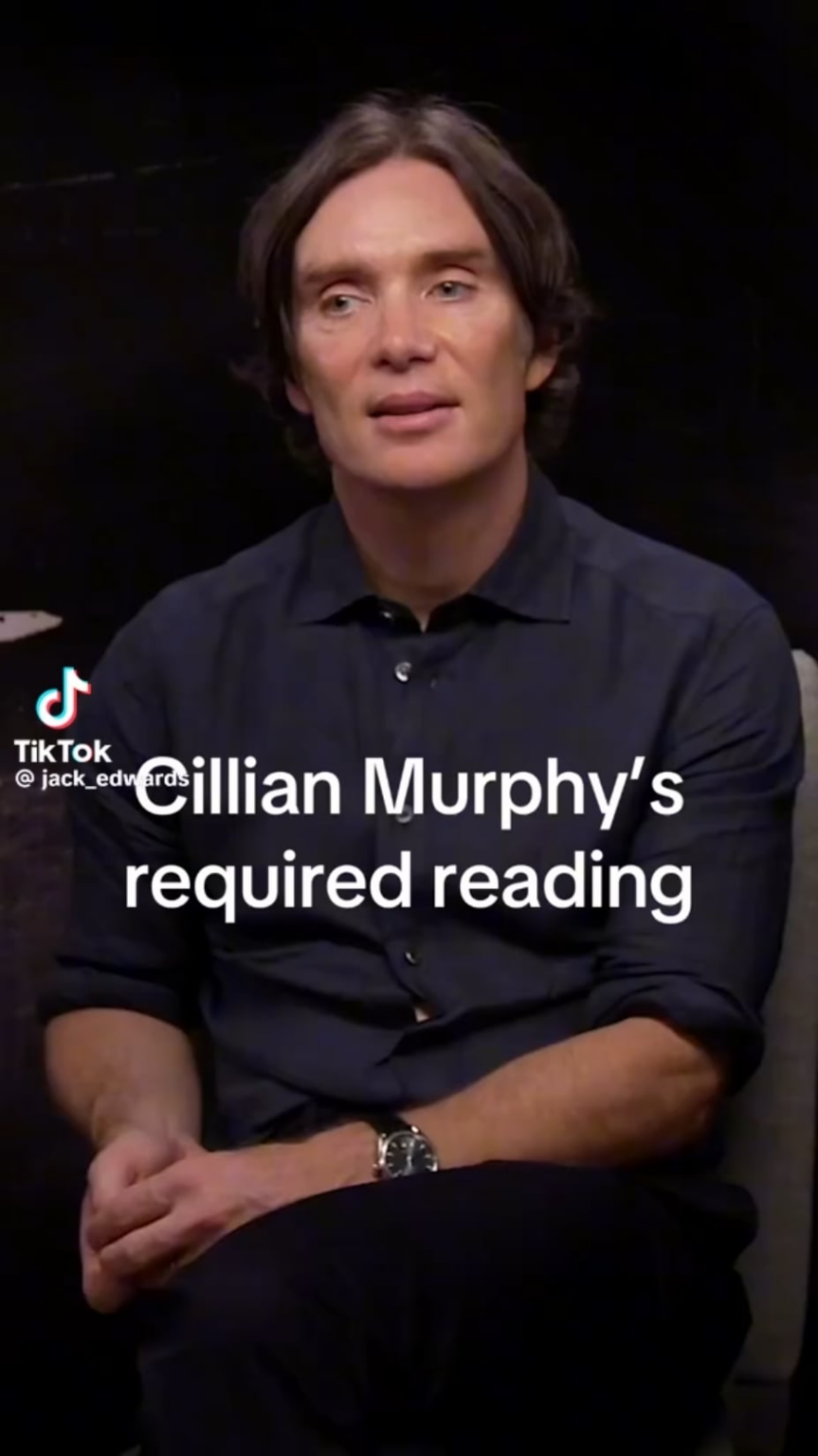 Cillian Murphy asked what books he'd consider mandatory reading as a teacher