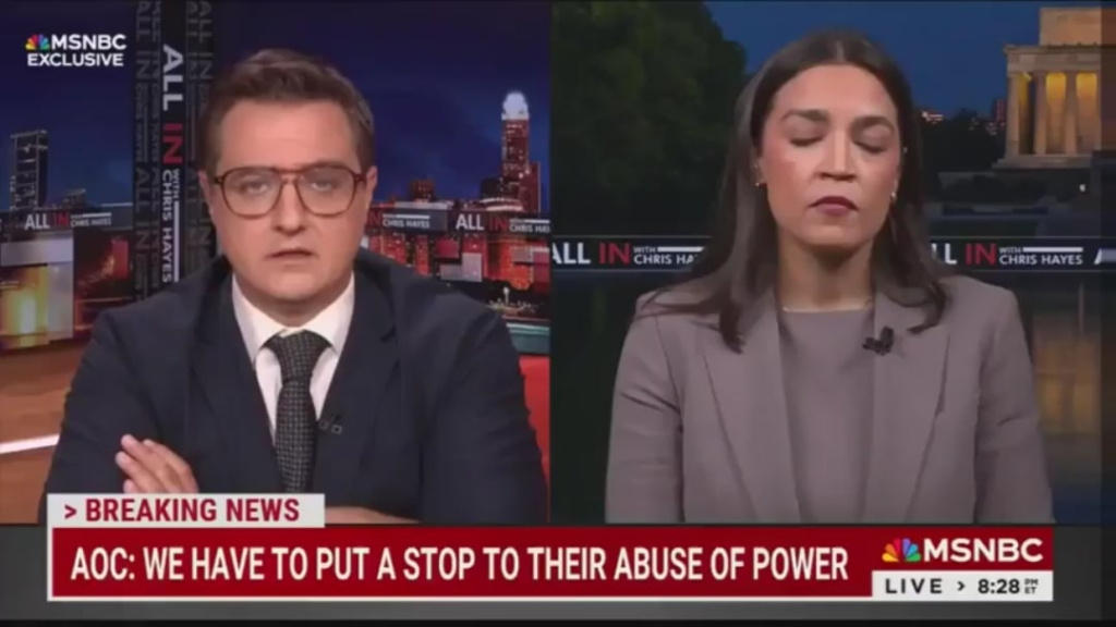 AOC: They abuse power because "they are weaker than they look".
