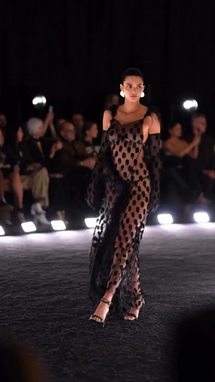 Kendall Jenner at Schiaparelli’s Spring 2025 Haute Couture Show in Paris | October 2025
