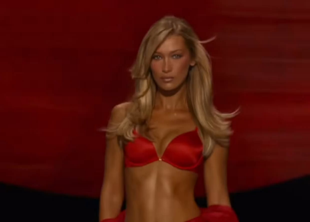 Bella Hadid slaying the Victoria's Secret Fashion Show
