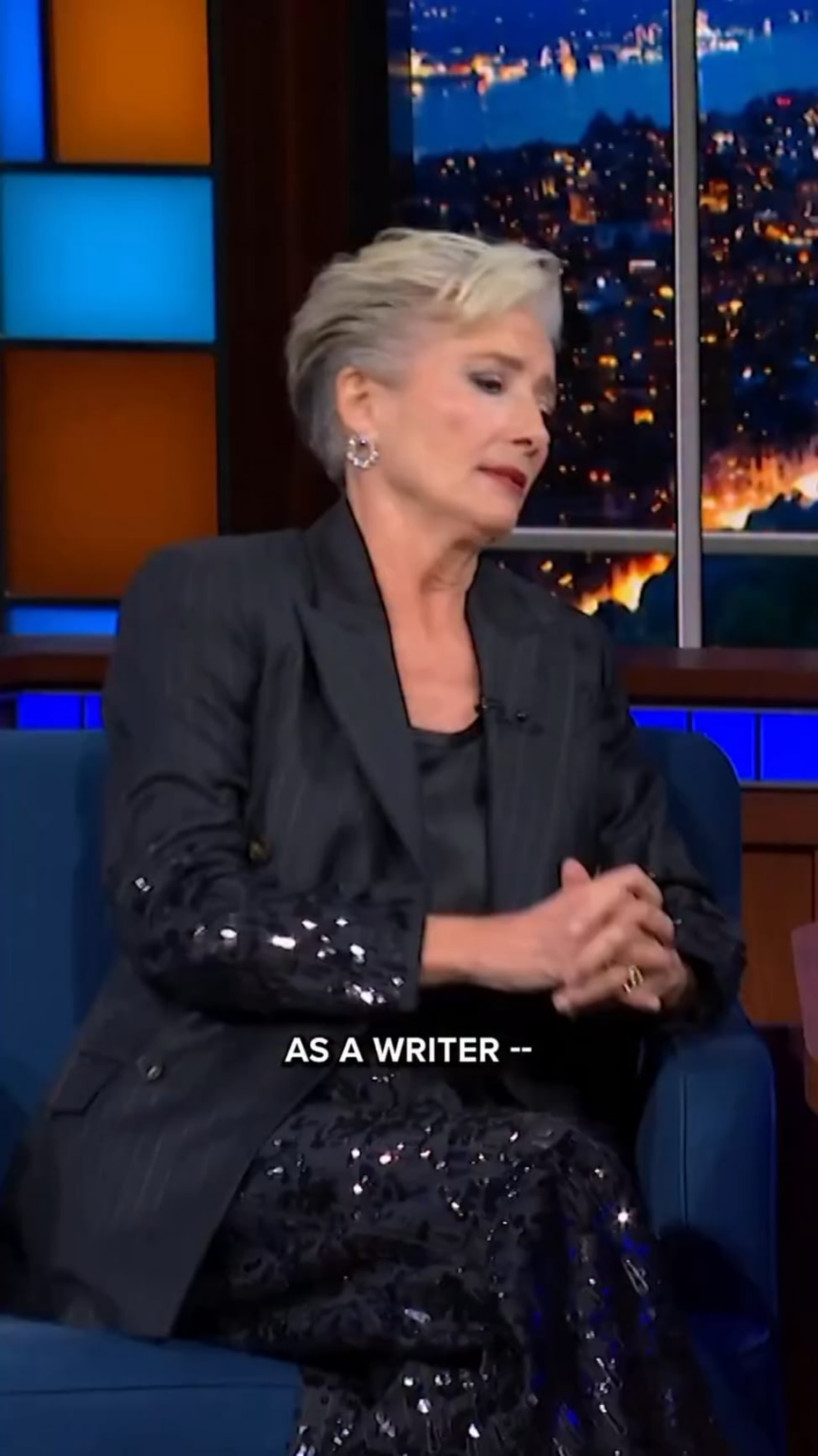 Emma Thompson shares her thoughts on AI: "I don't need you to fucking rewrite what I've just written!"