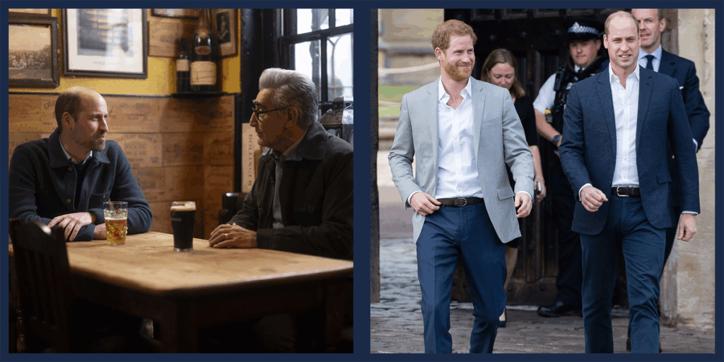Prince William Mentions Prince Harry in a New Episode of Eugene Levy's Apple TV+ Series